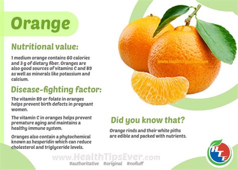 Orange Health Benefits with Infographics – Health Tips Ever Magazine