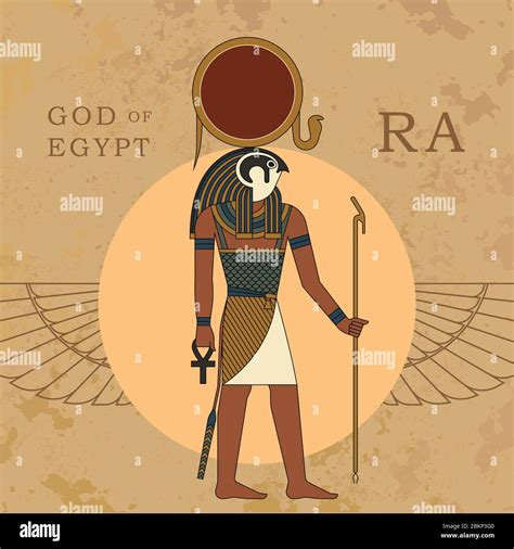 The ancient Egyptian god Ra Stock Vector Image & Art - Alamy