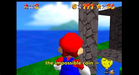 Super Mario 64 Impossible Coin Glitch | makesandcastlesnotwar