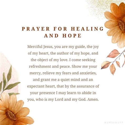 20 Powerful Prayers for Healing and Recovery - NurseBuff