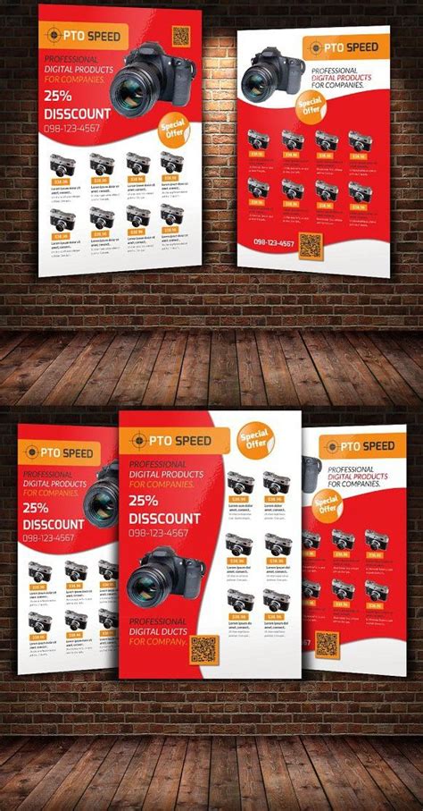 3 Layout Product Promotion Flyer | Promotional design, Brochure design ...