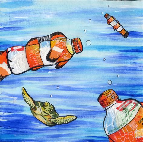 √ Water Pollution Drawing