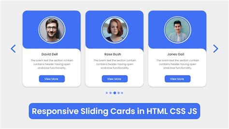 Responsive Card Slider in HTML CSS & JavaScript