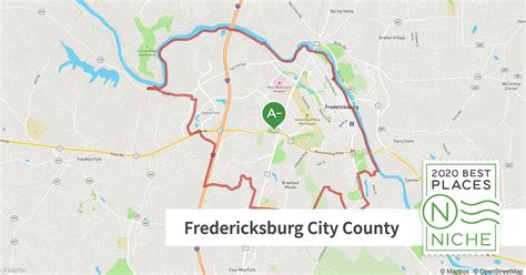 Va Fredericksburg Va Map