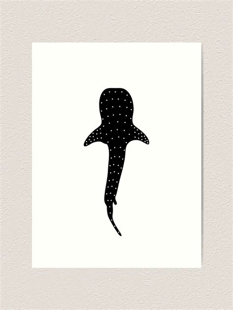 "Whale shark whale shark whale shark silhouette gift" Art Print by BornDesign | Redbubble