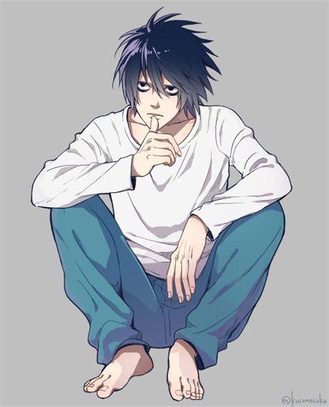 L Lawliet Fan Art : Photo | Death note fanart, Death note l, Death note