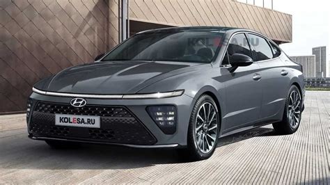 Hyundai Sonata Redesign Rendered With Staria-Inspired Face