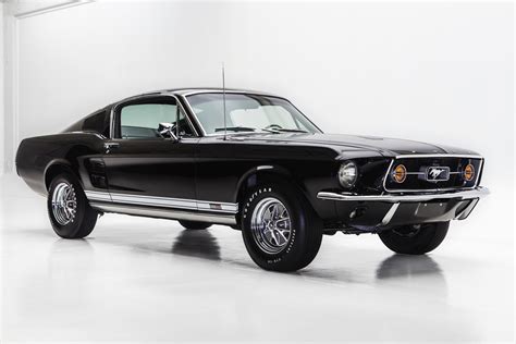 1967 Ford Mustang Fastback Rare Raven Black, S Code 390 Marti