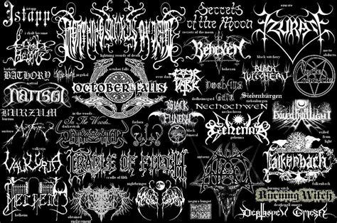 Metal logos. | Metal band logos, Black metal, Band logos