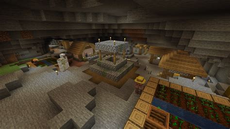 Underground village - Minecraft Seeds