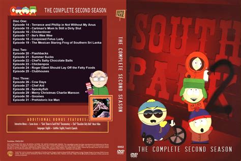 South Park Season 2 - Single - TV DVD Custom Covers - 263South Park ...