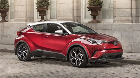 Photo Toyota 2018 C-HR Red Cars Metallic 3840x2160