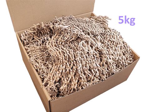 Shredded Cardboard Packaging 5kg - Loose Void Fill - Perfect Green ...