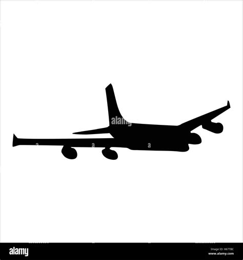 Planes black silhouette Stock Vector Image & Art - Alamy