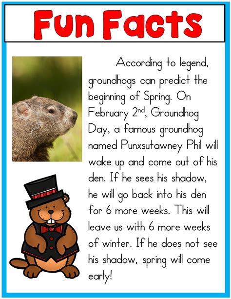 Groundhog Day Activities | Mrs. McGinnis' Little Zizzers