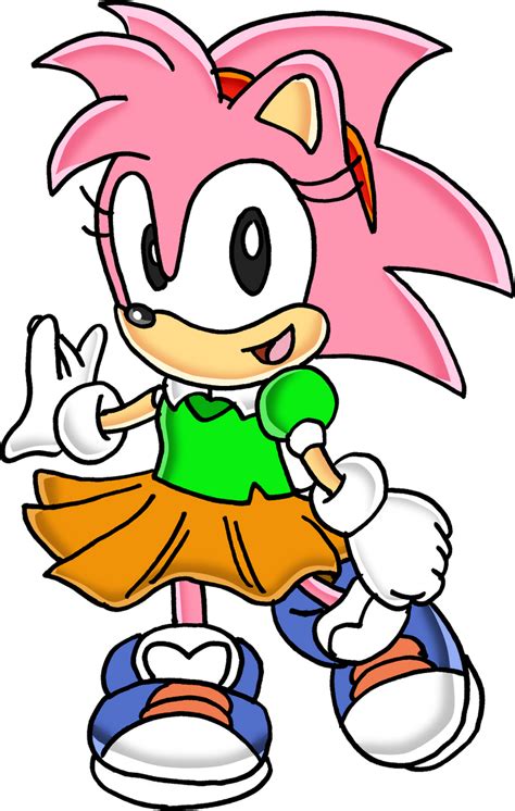 Classic Amy Rose by Tails19950 on DeviantArt