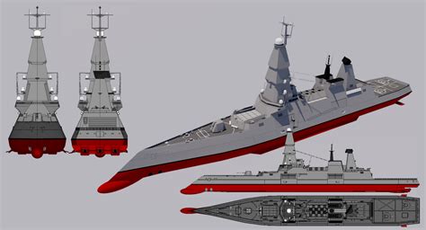 Conqueror-class Guided Missile Cruiser by TheoComm on DeviantArt