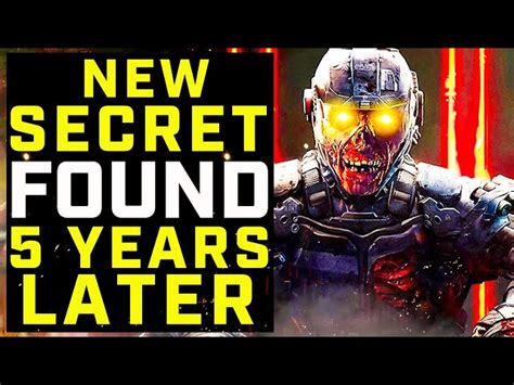 Call of Duty Black Ops 4 secret zombies easter egg found after five years