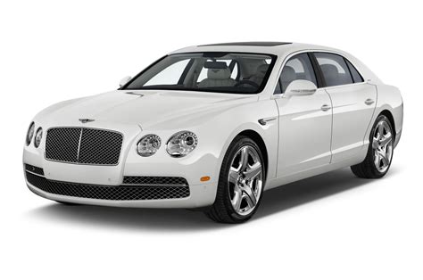 White Bentley Flying Spur PNG Transparent Image