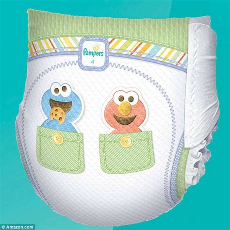 Pampers removes Sesame Street characters from diapers | Daily Mail Online