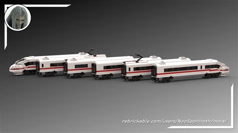 LEGO MOC BR403 ICE 3 German High Speed Train by NeoSephiroth | Rebrickable - Build with LEGO