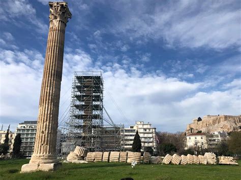 Restoration Of The Temple Of Olympian Zeus In Athens – Greek City Times