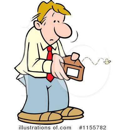 Broke Clipart #1155782 - Illustration by Johnny Sajem