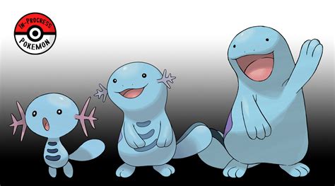 194 - 195 Wooper Line (Redo) by InProgressPokemon on DeviantArt