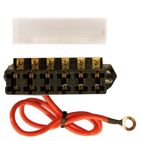 Speedway Slimline 12 Volt 6-Terminal Fuse Block