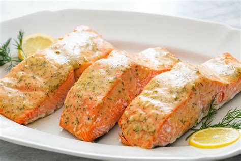 Coho Salmon with Garlic and Dijon