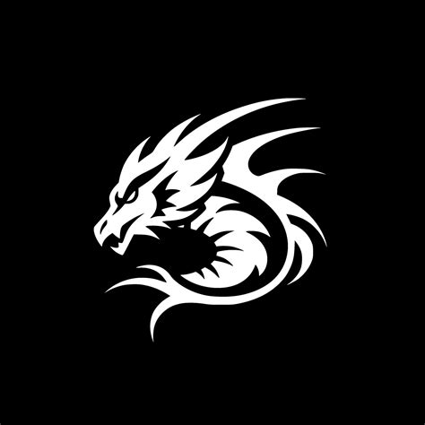 Dragon - Minimalist and Flat Logo - Vector illustration 32068319 Vector Art at Vecteezy