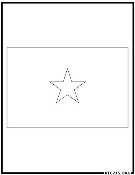 Somalia Flag Coloring Page | ATC21S