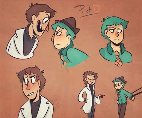 Perry and Doofenshmirtz Sketches. (Again!) by LiltingMoone on DeviantArt