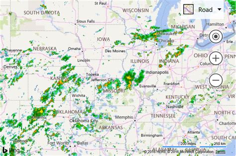 Animated Weather Radar Map - Bing Maps | Microsoft Learn