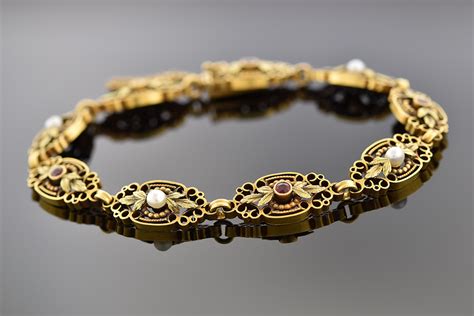 Classic Antique Gold Bracelets for Women - Dhanalakshmi Jewellers