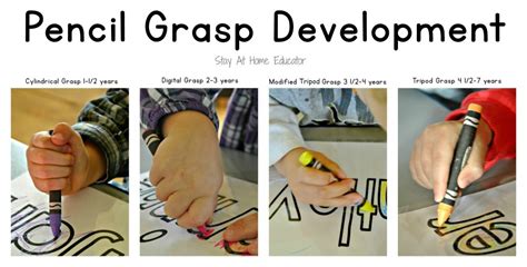 Pencil Grasp Development - Stay At Home Education