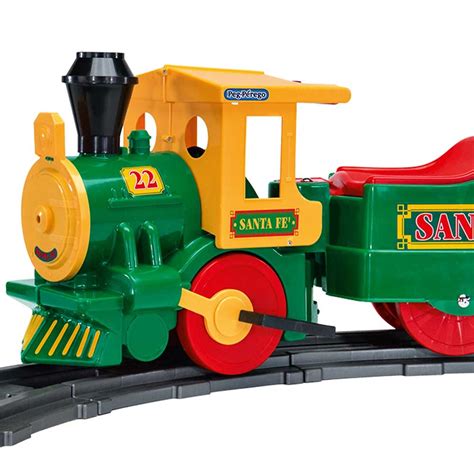 Peg Perego Santa Fe Express Kids Ride On Train with Figure 8 Track | G — RideOns.com.au