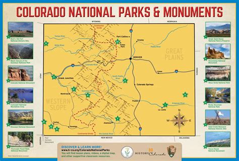 Colorado National Parks Map – Verjaardag Vrouw 2020