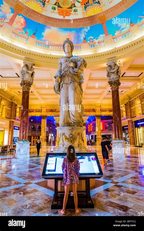 Interior of Caesars Palace Hotel and Casino, Las Vegas, Nevada, United States of America, North ...