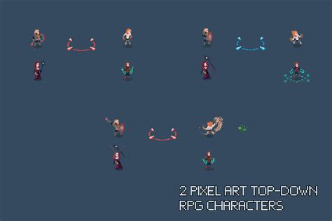 Pixel Art Top-Down RPG Characters | 2D Environments | Unity Asset Store