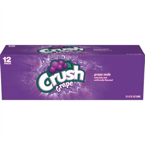 Crush® Grape Soda Cans, 12 cans / 12 fl oz - Dillons Food Stores