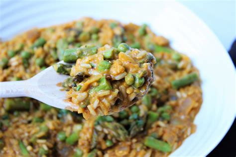 Vegan Pea Risotto with Asparagus – Kelly Jones Nutrition