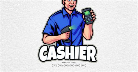 Cashier Market Logo by yogaperdana7 on Envato Elements