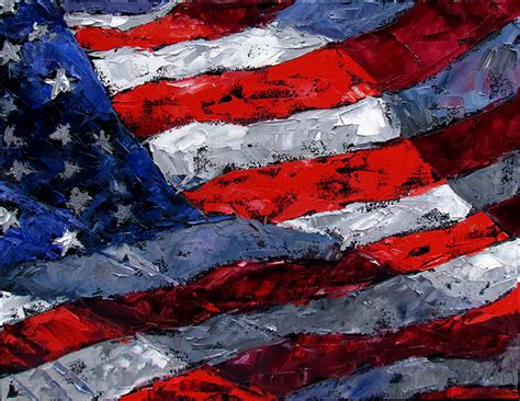 Debra Hurd Original Paintings AND Jazz Art: United States Flag Art ...