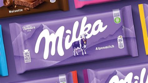 Bulletproof Refreshes Swiss Milk Chocolate Brand Milka | Dieline - Design, Branding & Packaging ...