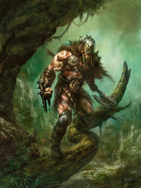 Garruk Wildspeaker MtG Art from Commander, Lorwyn, Magic 2010, Magic ...