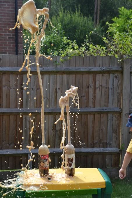 Mentos And Coke Preschool Science Experiment