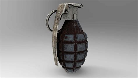 MK2 Hand Grenade - 3D Model by aman210