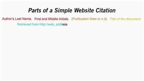 How To Cite Websites How To Cite Using Harvard Bluebook: Websites - Arale Foods