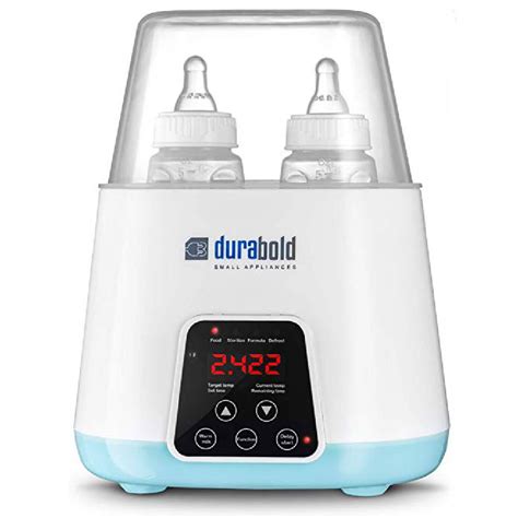 Durabold Baby Bottle Warmer Double Steam Sterilizer Multi Function Digital With Remote Control ...